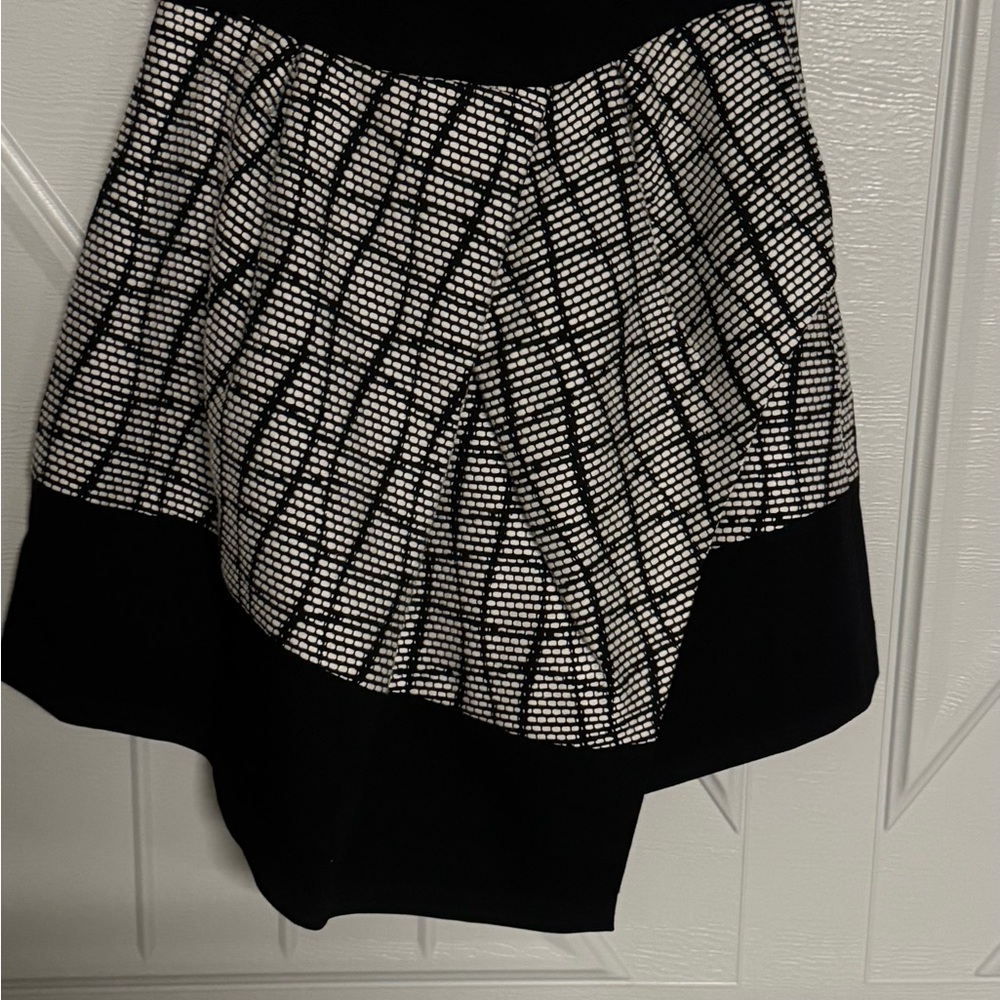 Banana Republic Black and White Mini Skirt